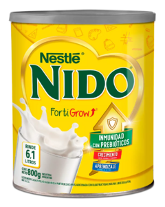 NIDO® Fortigrow® Leche Infantil en Polvo con Prebióticos x 800gr