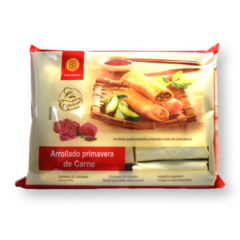 arrollado primavera de carne x 12 unidades fu bao