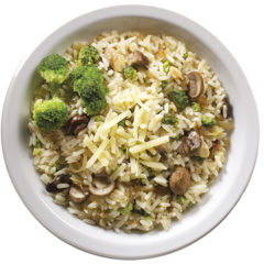 Risotto con brocoli y hongos Grandwich