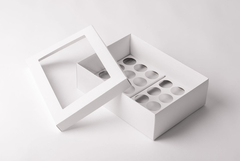 Nueva caja 12 cupcakes ( 33x24x10 cm ) - comprar online