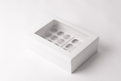 Nueva caja 12 cupcakes ( 33x24x10 cm )