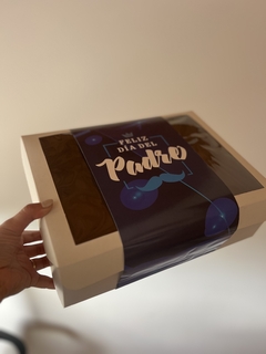 pack 10u caja con visor + faja “ Feliz dia del Padre en internet