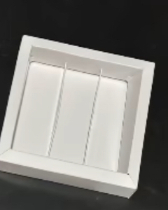 BOX CON 3 DIVISIONES (12x12x3 cm ) - comprar online