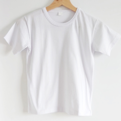 Remera Lisa Blanca de Algodón Niño - comprar online