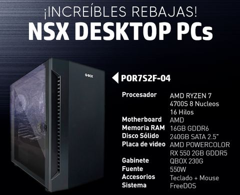 PC Gaming NSX Ryzen 7