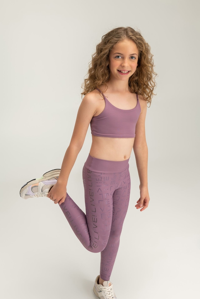 Calça Legging Live Kids Holographic