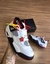 TÊNIS AIR JORDAN 4' BRANCO PRETO/VERMELHO