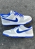 NIKE SB DUNK LOW (cinza, branco e azul)