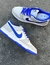 NIKE SB DUNK LOW (cinza, branco e azul) na internet