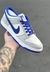 NIKE SB DUNK LOW (cinza, branco e azul) - comprar online