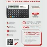 Calculadora Financeira Truly TR12C Platinum +120 Funções RPN (notação Polonesa reversa)