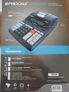 Calculadora de Mesa Procalc PR5000T 12 Digitos Impressao Termica - comprar online