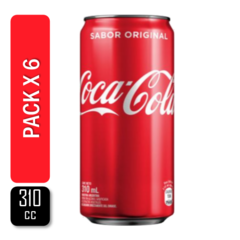 COCA COLA 310 cc X 6