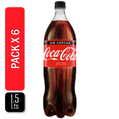 COCA COLA ZERO DESC. 1.5 lts X 6