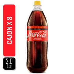 COCA COLA ZERO RET. 2 lts X 8