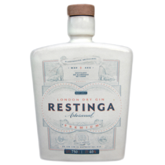 RESTINGA LONDON DRY GIN CERAMICA 750 cc