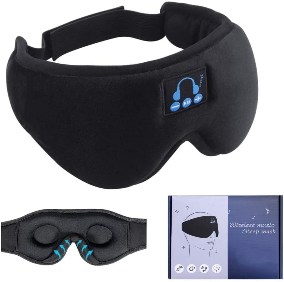 Máscara de Dormir Sleep Mask com Fone de Ouvido – Loja Mundo Azul