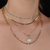 CHOKER OLHO GREGO ESMALTADO BANHADO NO OURO- GABRIELA - comprar online