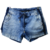 DAMYLLER - Short jeans azul mesclado