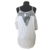 CANAL - Blusa off white com renda - comprar online