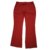 AVANZZO - Calça alfaiataria vermelho cereja