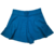 SEM MARCA - Short de linho azul trapézio - comprar online