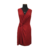 BASIC COLLECTION - Vestido vinho malha fria