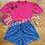 Cropped Pink com manga bufante - PRINADUO