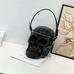 Bolsa Caveira 3D Cores Diversas - ERMA Skull Moda & Decoração