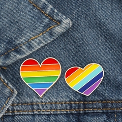 Botons e broches feitos em liga de metal LGBTQIA+