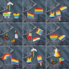 Botons e broches feitos em liga de metal LGBTQIA+