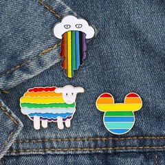 Botons e broches feitos em liga de metal LGBTQIA+