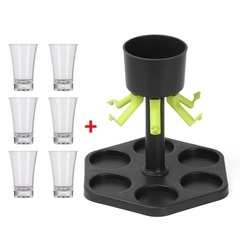 Dispensador de shot com 6 copos