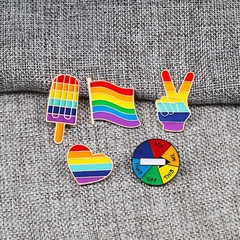 Botons e broches feitos em liga de metal LGBTQIA+