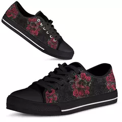 Tênis Skull Flower em 3D - ERMA Skull Moda & Decoração