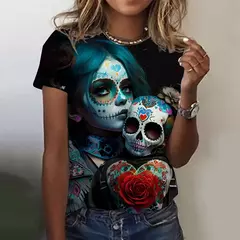 Imagem do Camiseta caveira mexicana