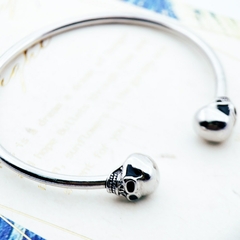 Pulseira My Skull de caveira prata esterlina 925 unissex