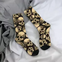 Meia de tornozelo caveira - ERMA Skull Moda & Decoração