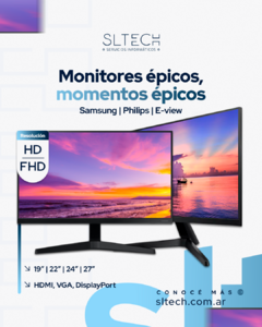 Banner de la categoría Monitores Estandar