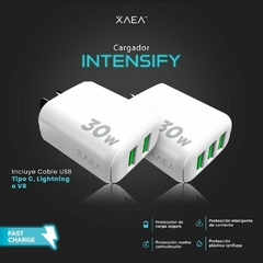 Cargador XAEA Intensify 5v 6a 30w USB3.0 en internet