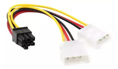 Adaptador 2 Molex a 6 Pines PCIe