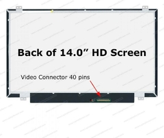 Outlet: Pantalla/Display 14" Slim LED HD 40 Pines