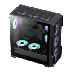 Gabinete Gamer GameMax Siege Bk ARGB