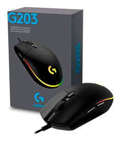 Combo Gamer Logitech Mouse G203 Lightsync RGB + MousePad Logitech G240 - comprar online