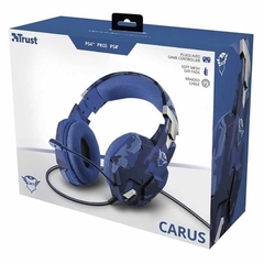 Auricular Gamer Trust GXT322B Carus