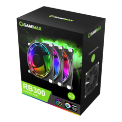 KIT x3 Fan Cooler GameMax RB300 120mm ARGB