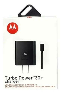 Cargador Motorola 30w Turbo Power