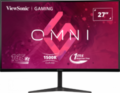 Monitor Curvo 27" LED Gamer ViewSonic FHD/165Hz - DP/HDMI