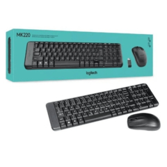 KIT Teclado + Mouse Inalámbrico Logitech MK220