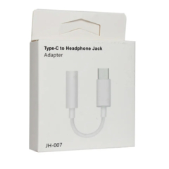 Adaptador OTG Tipo C a Jack Auxiliar 3.5mm